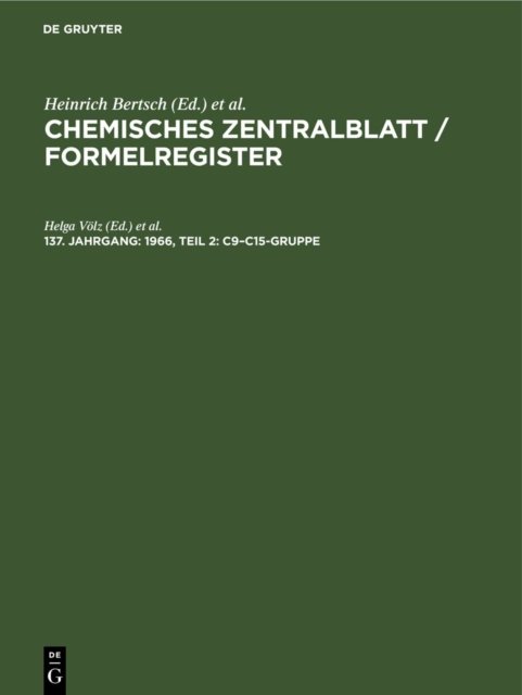 1966, Teil 2: C9-C15-Gruppe