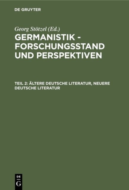 Altere Deutsche Literatur, Neuere Deutsche Literatur
