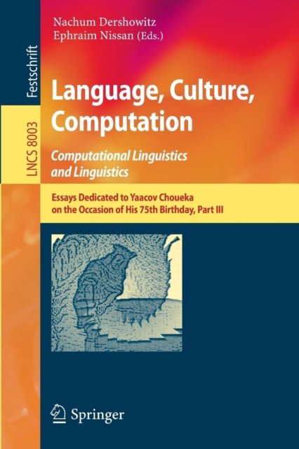 Language, Culture, Computation