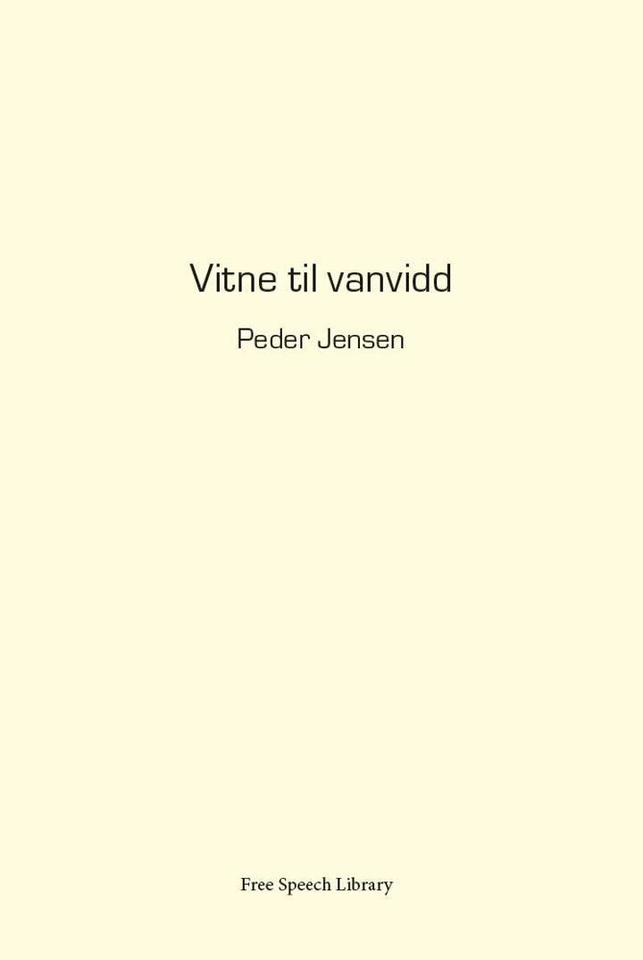 Vitne til vanvidd