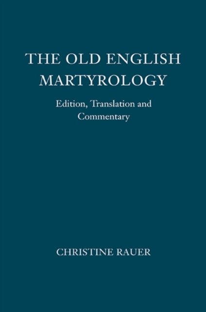 <I>Old English Martyrology</I>
