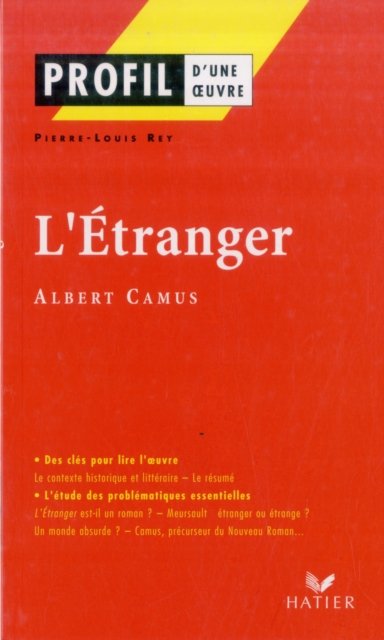 Profil - Camus (Albert) : L'Etranger