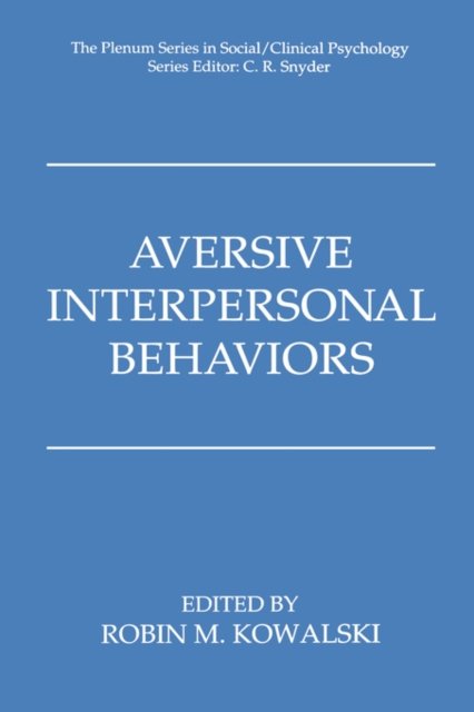 Aversive Interpersonal Behaviors