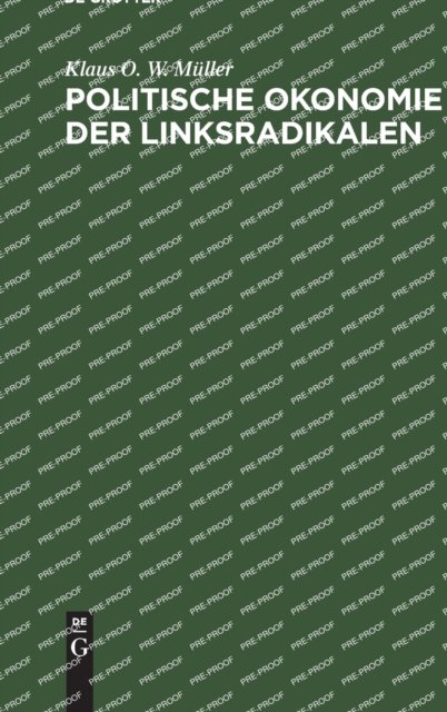 Politische Okonomie Der Linksradikalen