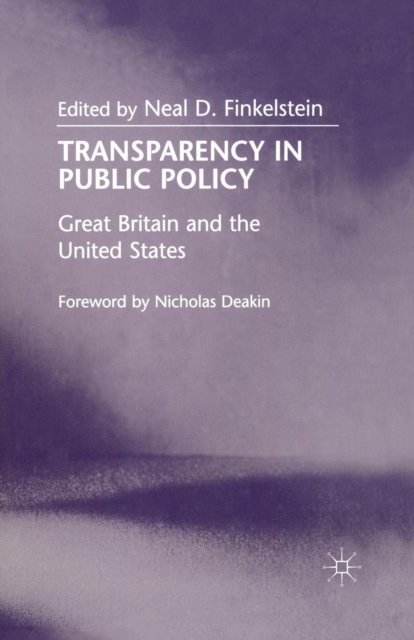 Transparency in Public Policy