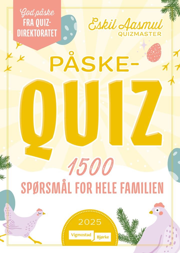 Påskequiz for hele familien 2025 - 1500 spørsmål for hele familien