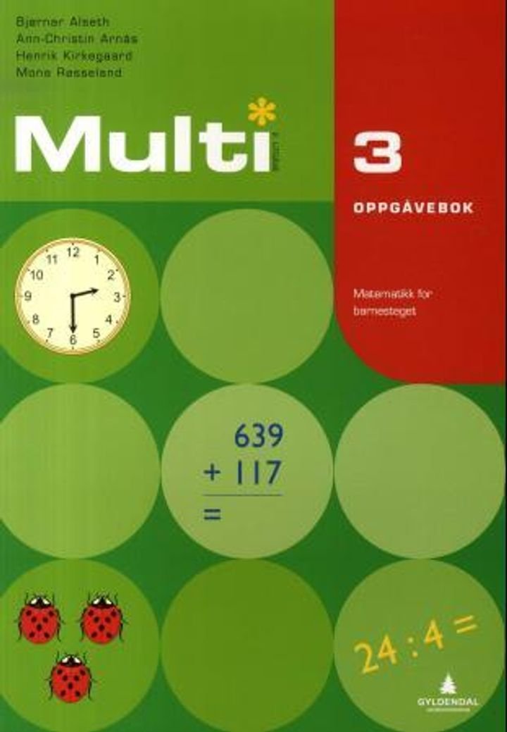 Multi 3, 2. utgåve - Oppgåvebok : matematikk for barnesteget