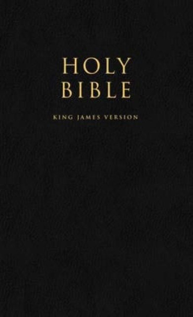 KJV POP AWARD BLK LEATHERET PB