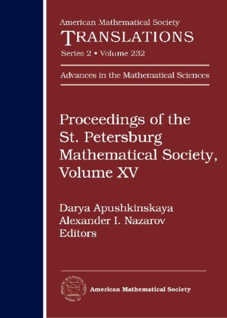 Proceedings of the St. Petersburg Mathematical Society, Volume 15