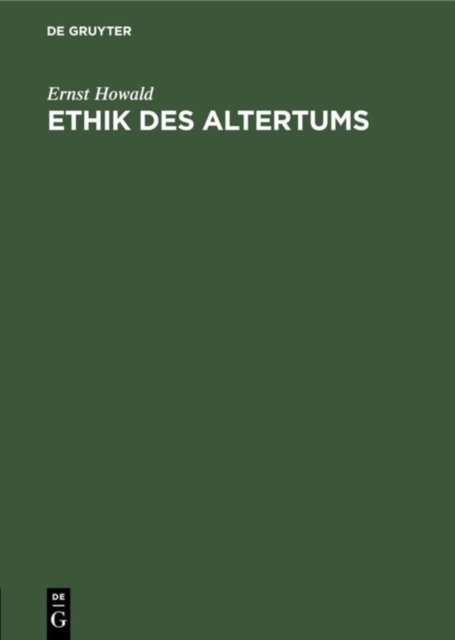 Ethik Des Altertums