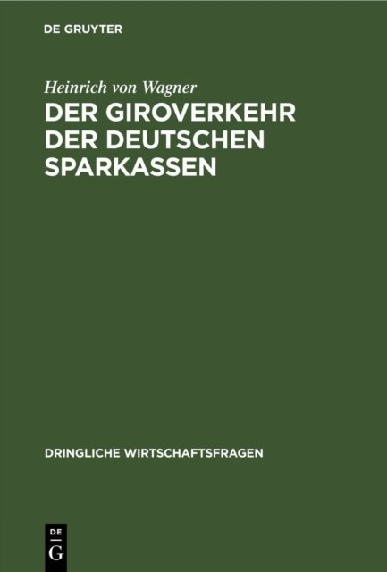 Giroverkehr der deutschen Sparkassen