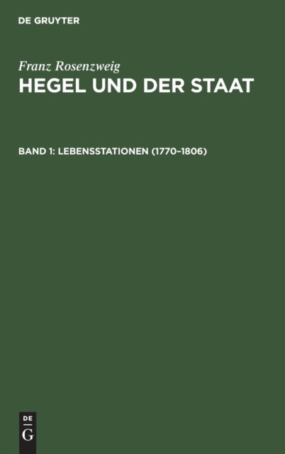 Lebensstationen (1770-1806)