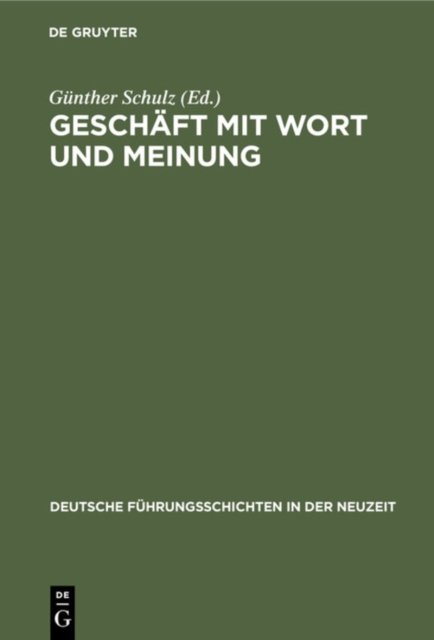 Geschaft Mit Wort Und Meinung