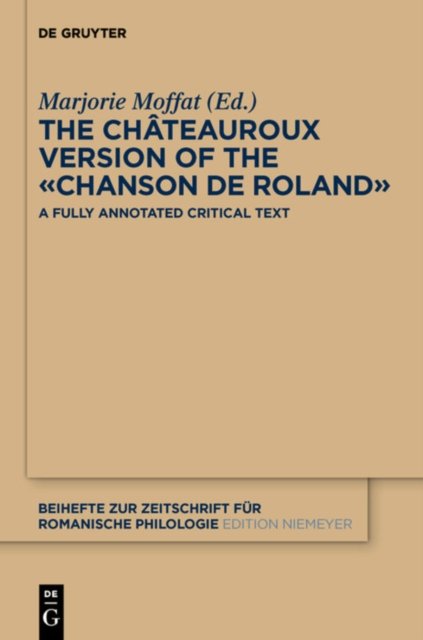 The Chateauroux Version of the «Chanson de Roland»