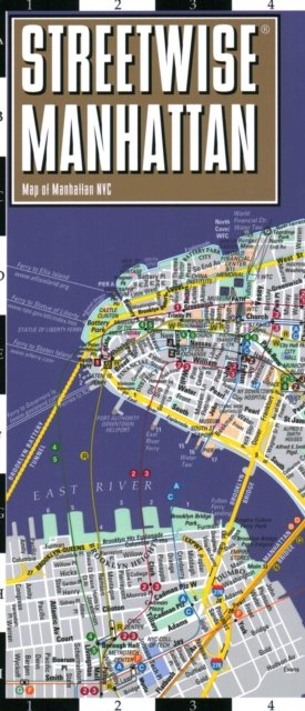 Streetwise Manhattan Map - Laminated City Center Street Map of Manhattan, New York