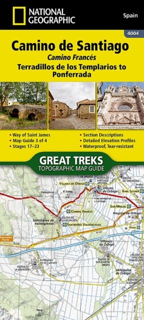 Camino de Santiago - Camino France Map 3 of 4