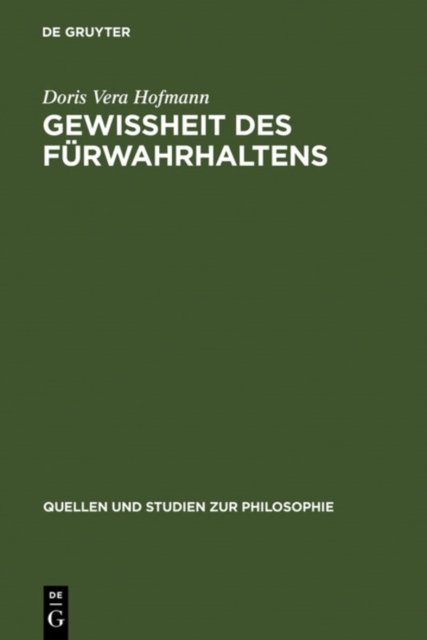 Gewißheit des Furwahrhaltens