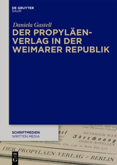 Der Propylaen-Verlag in Der Weimarer Republik