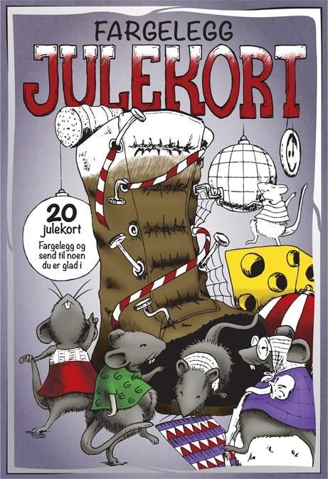 Fargelegg julekort