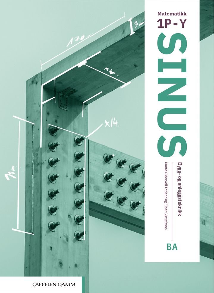 Sinus BA - lærebok i matematikk 1P-Y for bygg- og anleggsteknikk