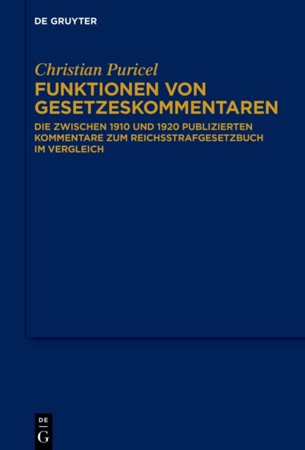 Funktionen Von Gesetzeskommentaren