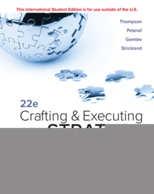 ISE Crafting and Executing Strategy: Concepts
