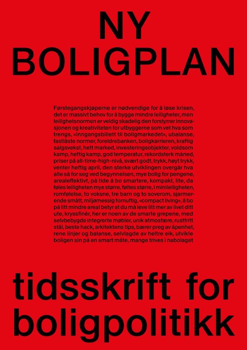 Ny boligplan. Nr. 3