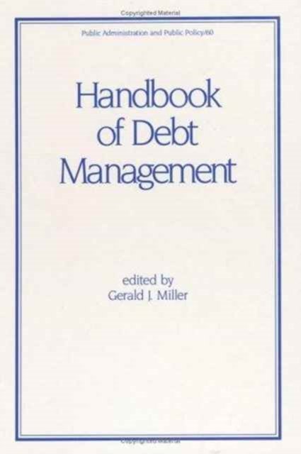 Handbook of Debt Management