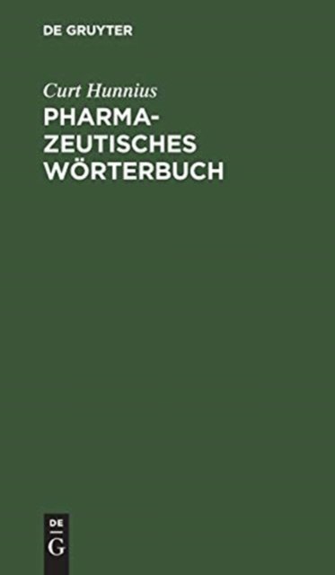 Pharmazeutisches Worterbuch