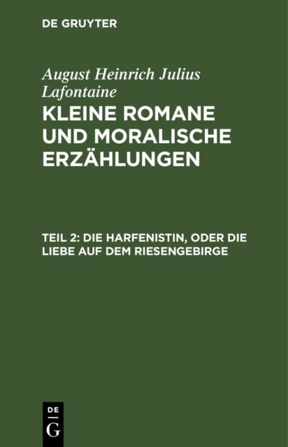 Die Harfenistin, Oder Die Liebe Auf Dem Riesengebirge