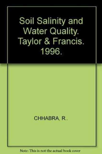 Soil Salinity and Water Quality