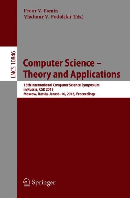 Computer Science – Theory and Applications