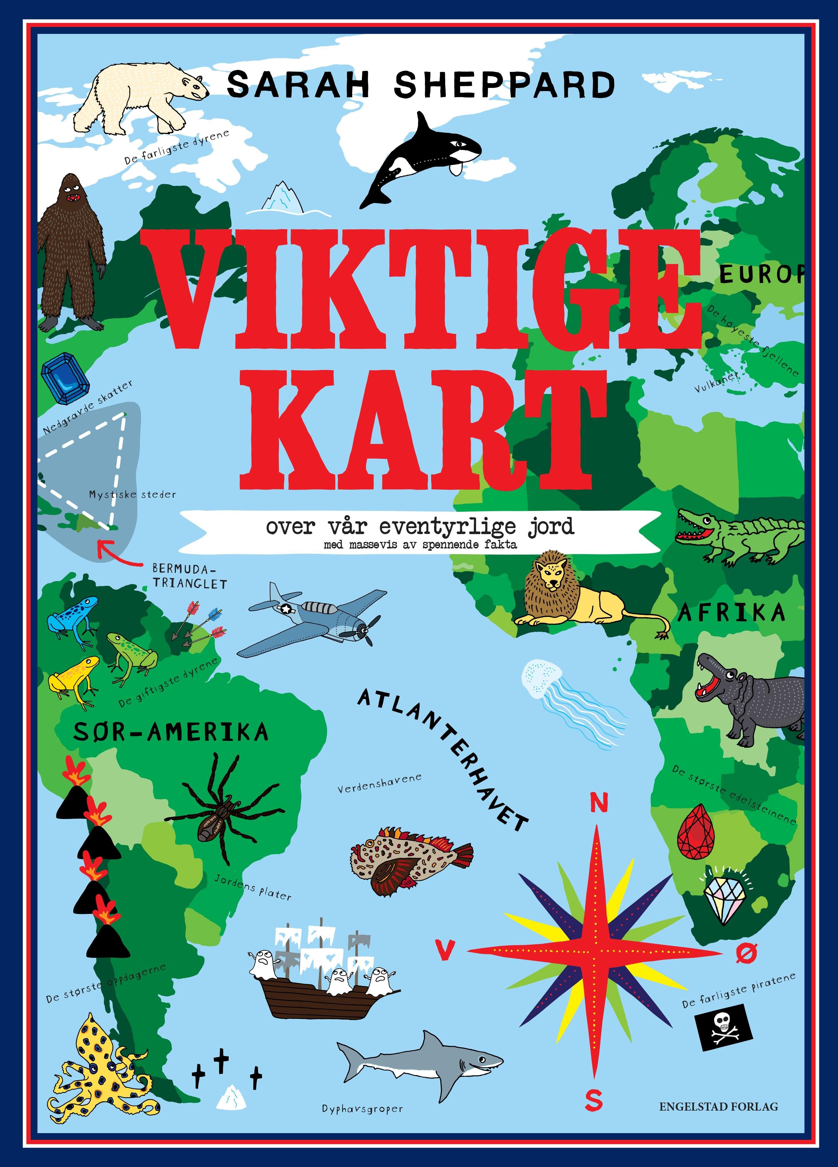 Viktige kart over vår eventyrlige jord - med massevis av spennende fakta