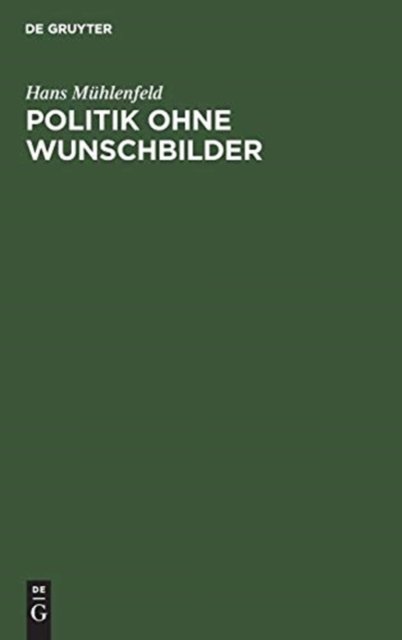 Politik Ohne Wunschbilder