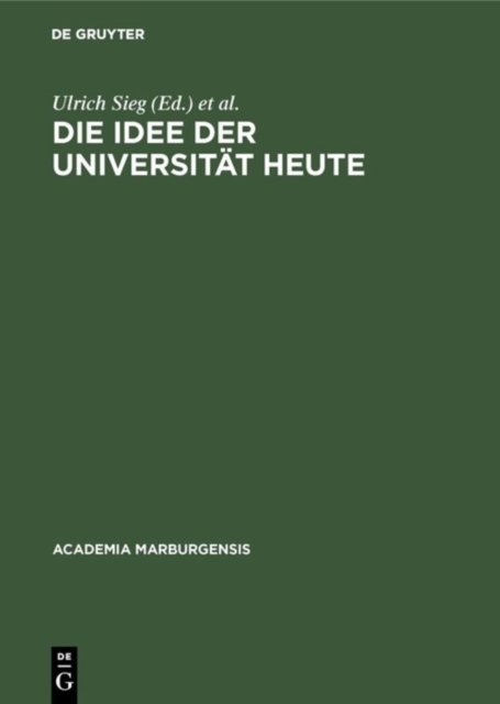 Idee der Universität heute