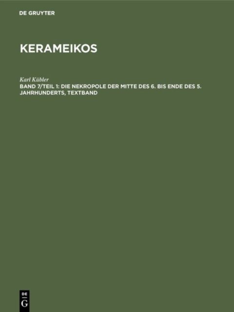 Nekropole der Mitte des 6. bis Ende des 5. Jahrhunderts