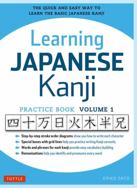Learning Japanese Kanji Practice Book