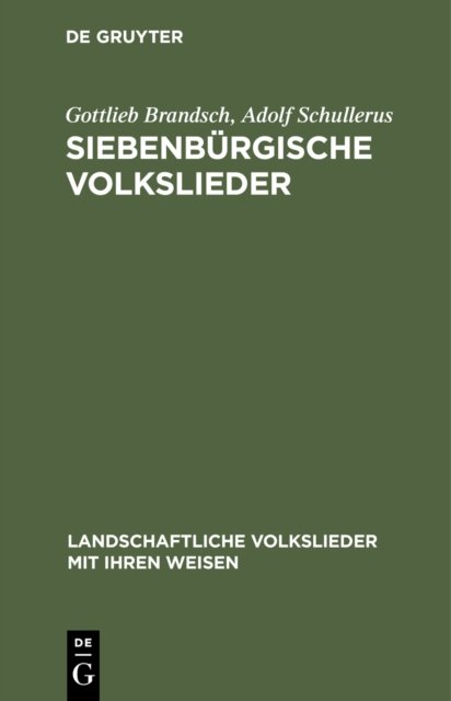 Siebenburgische Volkslieder