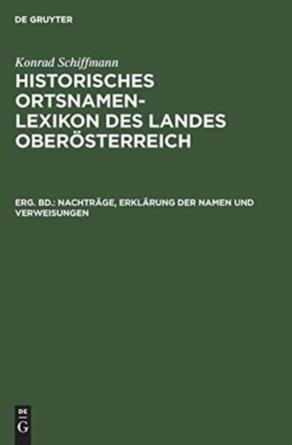 Nachtrage, Erklarung Der Namen Und Verweisungen