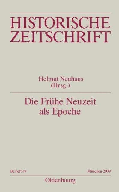 Die Fruhe Neuzeit ALS Epoche