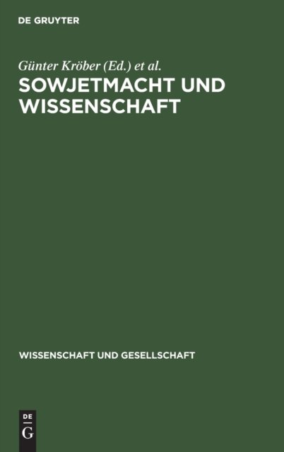 Sowjetmacht Und Wissenschaft
