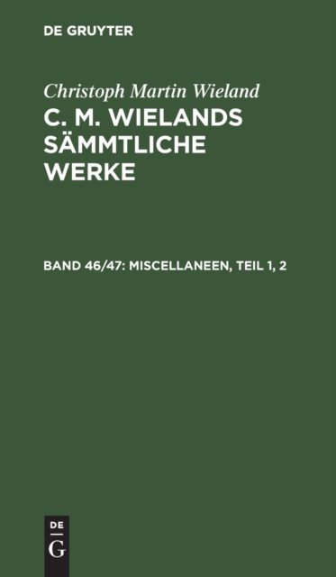 Miscellaneen, Teil 1, 2