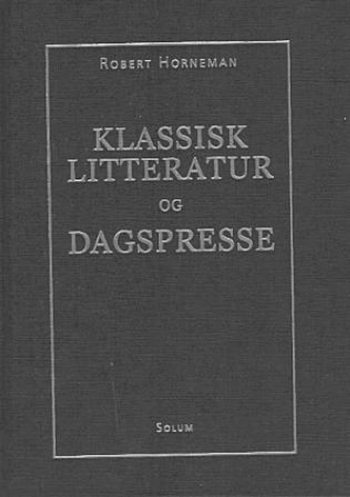 Klassisk litteratur og dagspresse