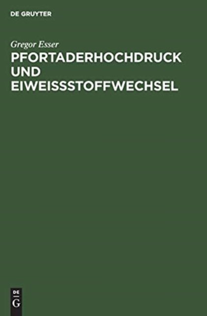 Pfortaderhochdruck und Eiweißstoffwechsel