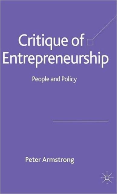 Critique of Entrepreneurship