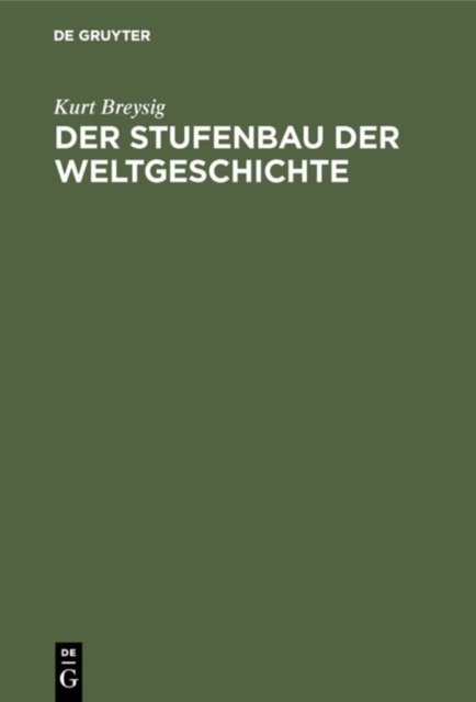 Stufenbau der Weltgeschichte