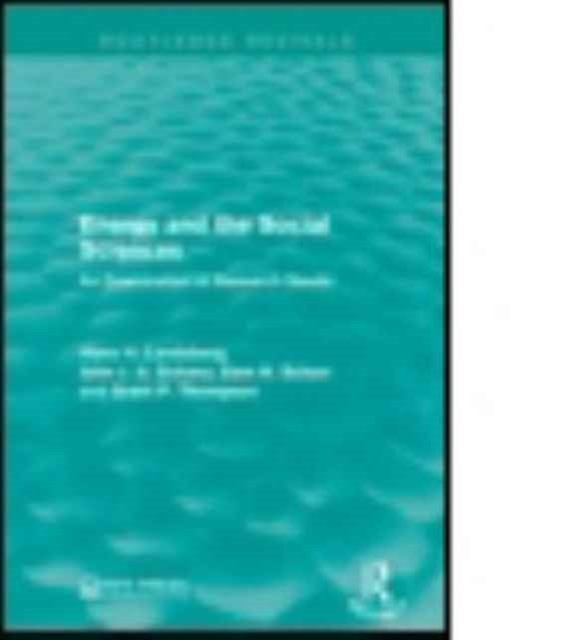 Energy and the Social Sciences