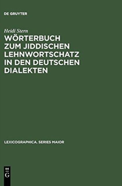 Worterbuch Zum Jiddischen Lehnwortschatz in Den Deutschen Dialekten