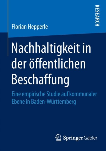 Nachhaltigkeit in der offentlichen Beschaffung