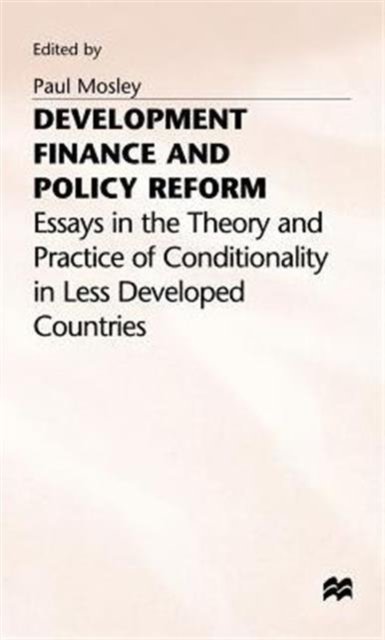 Development Finance and Policy Reform